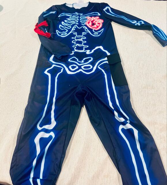 In Spirit Designs Other - Fortnite Halloween Costume.  Party Trooper.  Sz 8-10.  Black and Blue. No mask